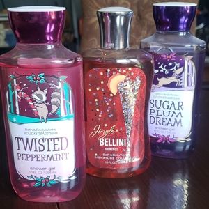 3 bath & body works shower gels NWOT